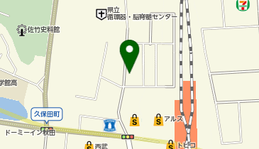 タイムズ秋田千秋久保田第2の地図画像