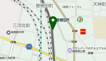 タイムズMAXふくしま立体の地図画像