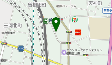 タイムズMAXふくしま平面の地図画像