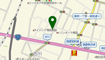 タイムズ青森中央古川通りの地図画像