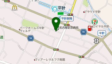 タイムズ名古屋記念病院立体駐車場の地図画像
