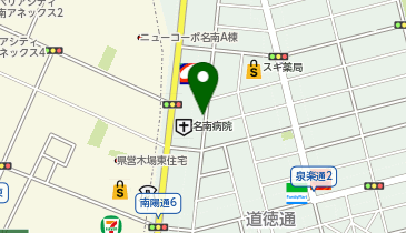 タイムズ名南病院第3の地図画像