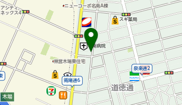 タイムズ名南病院第4の地図画像