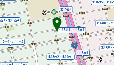 タイムズ北15西1の地図画像