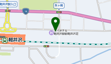 軽井沢T-SITE駐車場の地図画像