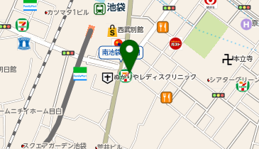 タイムズ南池袋東通りの地図画像