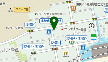 タイムズコンフォートホテルERA札幌北口の地図画像