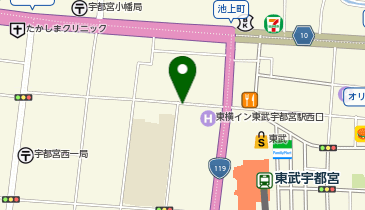タイムズ宇都宮西1丁目第2の地図画像