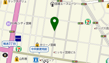 タイムズカリーノ宮崎の地図画像