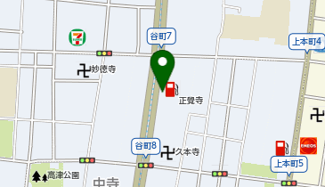 タイムズ谷町8丁目の地図画像