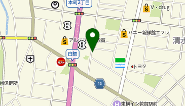 白銀駐車場の地図画像
