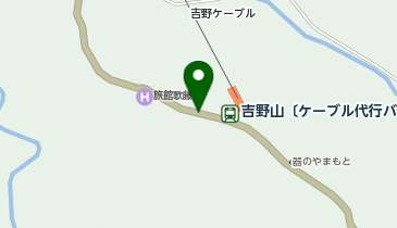 タイムズ吉野ロープウェイ山上駅前の地図画像