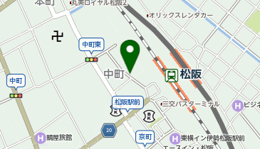 タイムズJR松阪駅前第1の地図画像