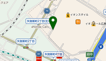 タイムズイオンモール広島府中平面B満空用の地図画像