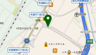 タイムズイオンモール広島府中1F(立体)満空用の地図画像