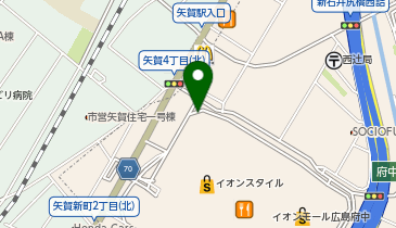タイムズイオンモール広島府中2F(立体)満空用の地図画像