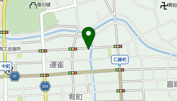 掛川大手門駐車場の地図画像