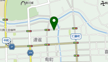 掛川大手門駐車場(バス)の地図画像