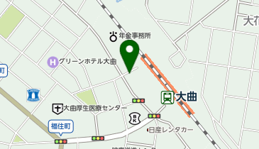 タイムズ大曲駅前の地図画像