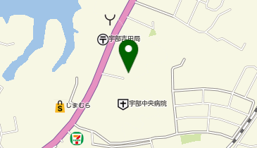 タイムズ宇部中央病院第2の地図画像