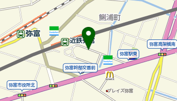 タイムズボナンザ近鉄弥富駅前駐車場の地図画像