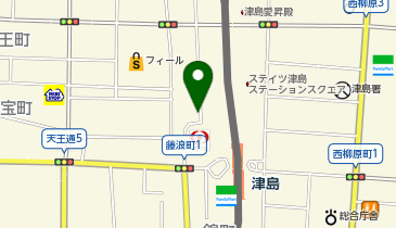 タイムズボナンザ津島駅前駐車場の地図画像