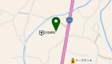 タイムズ大分県済生会日田病院の地図画像
