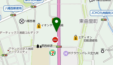 タイムズイオンタウン黒崎屋上の地図画像
