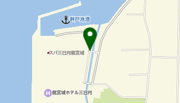 タイムズ龍宮城スパ・ホテル三日月の地図画像