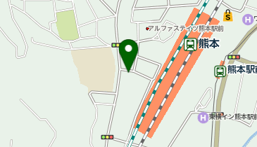 JR熊本駅ビル第2の地図画像