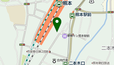 JR熊本駅ビル地下の地図画像