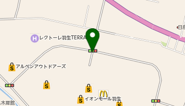 イオンモール羽生の地図画像