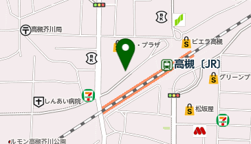 タイムズ高槻駅北地下の地図画像