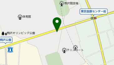 駒沢オリンピック公園第2駐車場の地図画像