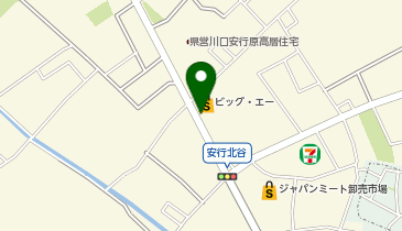 タイムズビッグ・エー川口安行店の地図画像