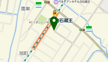 白石蔵王駅東口駐車場の地図画像