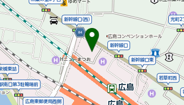 タイムズ広島駅北口駐車場の地図画像