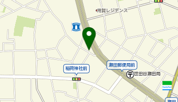 タイムズ瀬田環八通りの地図画像