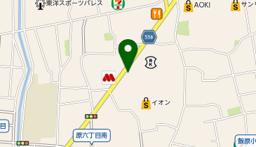 タイムズイオン原店の地図画像