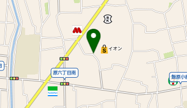 タイムズイオン原店屋上の地図画像