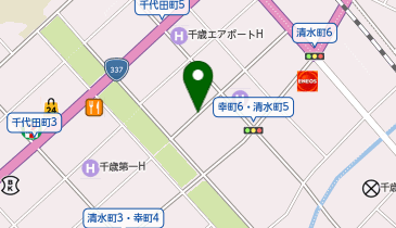タイムズコンフォートホテル千歳の地図画像