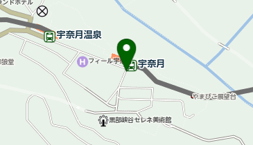 タイムズ宇奈月駅前バス駐車場の地図画像