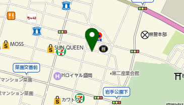 タイムズ盛岡信用金庫大通支店の地図画像