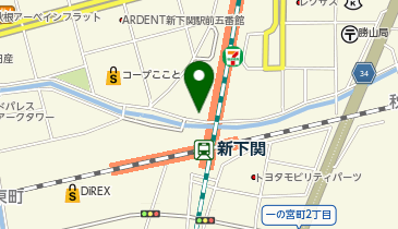 タイムズ新下関駅西口の地図画像