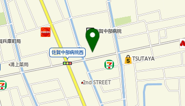 タイムズJCHO佐賀中部病院の地図画像