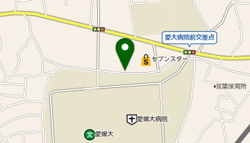 タイムズ愛媛大学病院前の地図画像