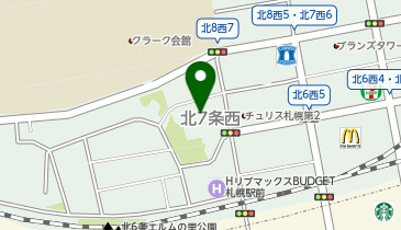 タイムズ北7西7の地図画像