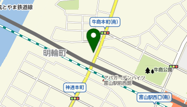 タイムズ富山牛島本町の地図画像