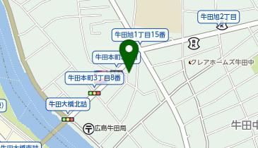 タイムズ牛田本町第3の地図画像