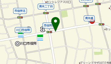 タイムズ川口市役所前通り第2の地図画像